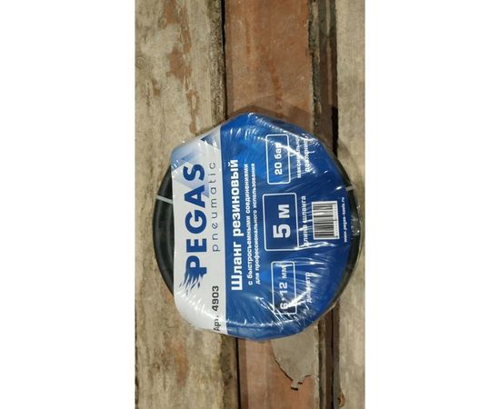 Шланг пневматический резиновый (5 м, 6х12 мм) Pegas pneumatic 4903 – изображение 13