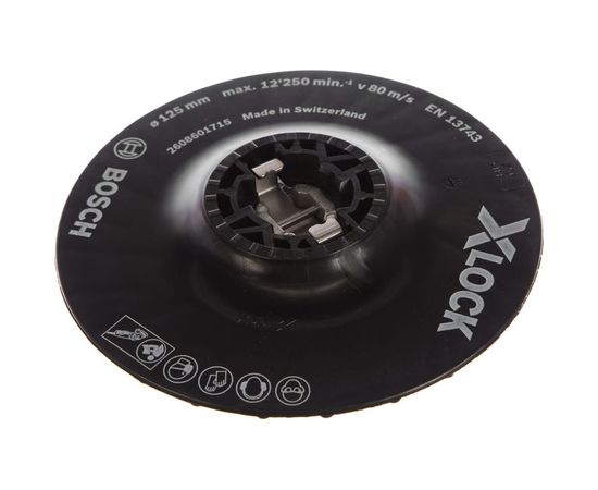Тарелка опорная средняя X-LOCK с зажимом (125 мм) Bosch 2608601715 – изображение 2