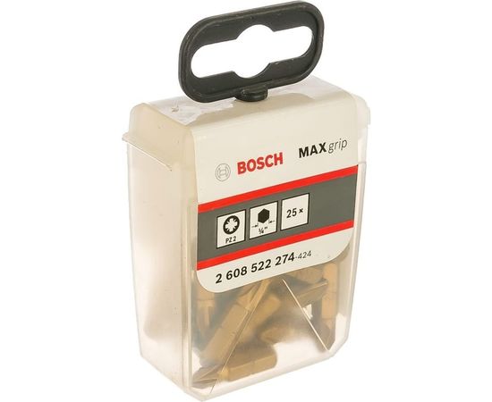 Бита Max Grip (PZ2; 25 мм; 25 шт.) Bosch 2608522274 – изображение 2