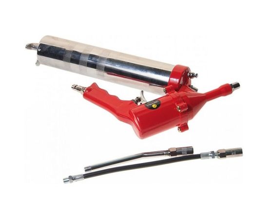 Пневматический солидолонагнетатель 500 мл/картридж 470мл max 400 бар с дополнительным комплектом ЭВРИКА ER-84106-5 – изображение 4