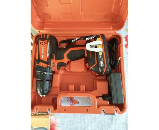 Аккумуляторная дрель-шуруповерт PATRIOT BR 183UES 180201483 – изображение 4