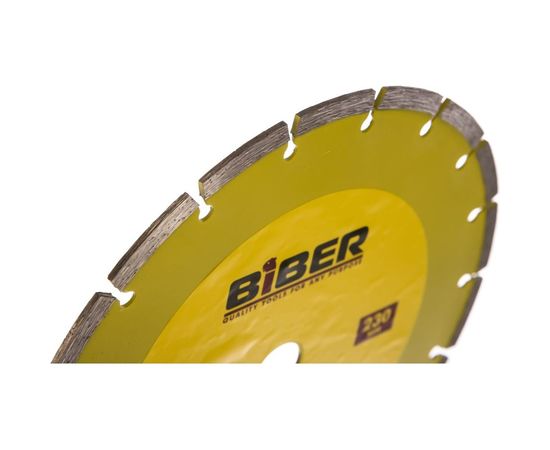 Диск алмазный сегментный Стандарт (230х20/22.2 мм) Biber 70216 тов-039542 – изображение 2