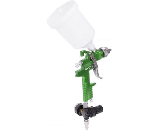 Пневматический краскопульт INTERTOOL, форсунка 1.3 мм, бачок 600 мл, PT-0102 – изображение 6