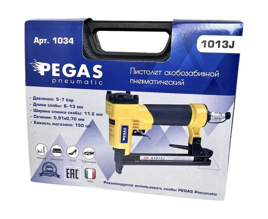 Скобозабивной пистолет Pegas pneumatic 1013J 1035 – изображение 4