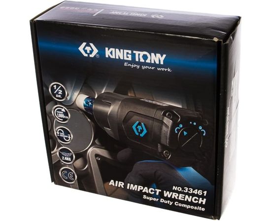 Пневматический ударный гайковерт KING TONY 33461-100 – изображение 2