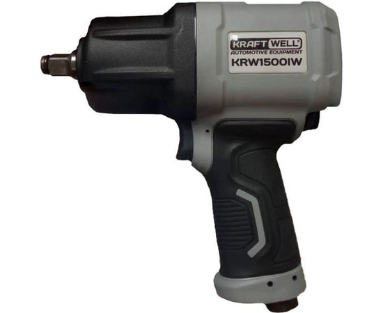 Пневматический ударный гайковерт с комплектом ударных головок KraftWell 1/2", 1500 Нм KRW1500IW-T 