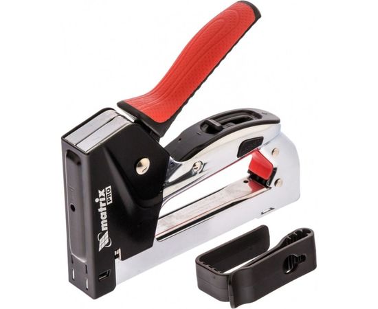 Мебельный стальной степлер MATRIX PRO быстрая загрузка тип скобы 53 4-14 мм 40917 