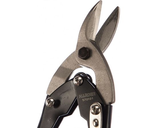 Ножницы HARDEN по металлу, 254 мм, левые, двухкомпонентная рукоятка 570101 – изображение 2