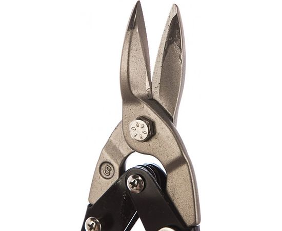 Ножницы HARDEN по металлу Мурена, 254 мм, прямые, CRV, двухкомпонентная рукоятка 570107 – изображение 3