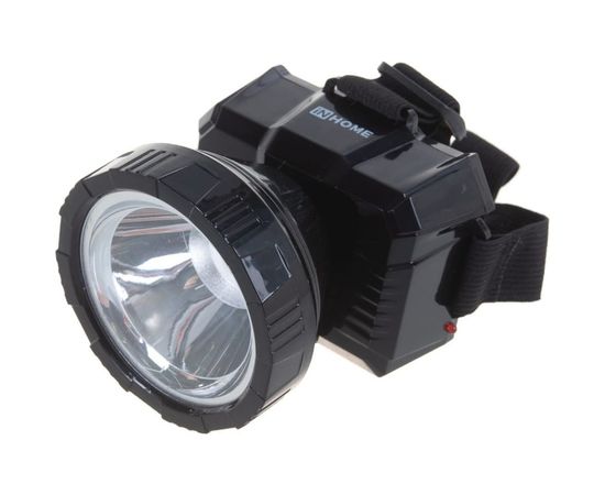 Налобный аккумуляторный фонарь IN HOME HLA 08B LED, 150Lm, 9ч, 2 режима, з/у 230В, черный 4690612031897 – изображение 2