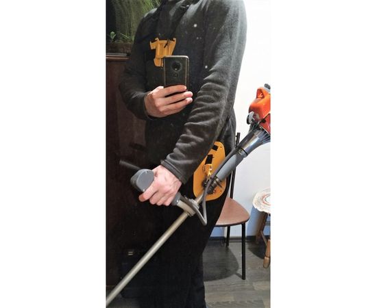 Ранцевый ремень с защитой бедра для бензиновых триммеров DENZEL 96367 – изображение 2