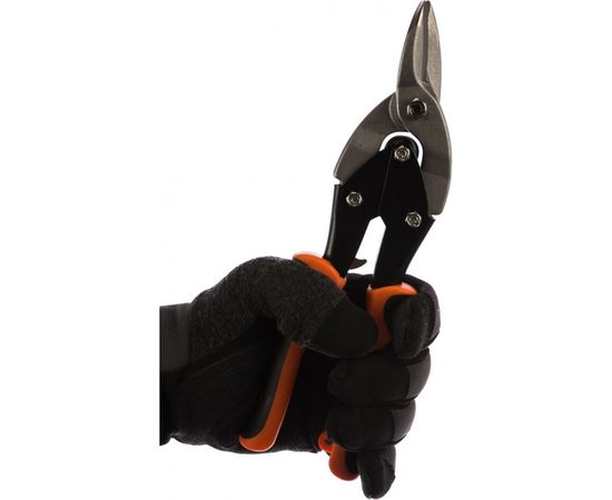 Ножницы HARDEN по металлу, 254 мм, левые, двухкомпонентная рукоятка 570101 – изображение 3