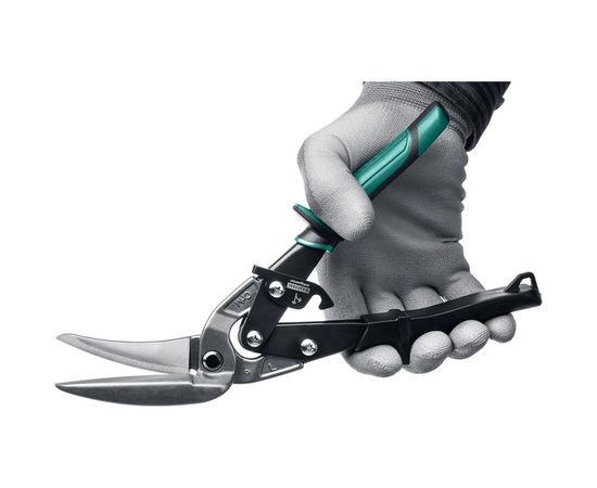 Ножницы по металлу Kraftool Alligator, левые удлинённые, Cr-Mo, 280 мм 2328-LL – изображение 3