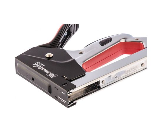 Мебельный стальной степлер MATRIX PRO быстрая загрузка тип скобы 53 4-14 мм 40917 – изображение 3