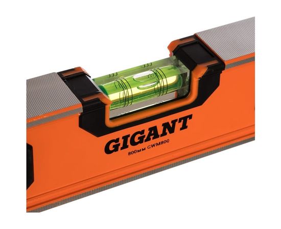 Алюминиевый магнитный строительный уровень Gigant 800мм GWM800 – изображение 3