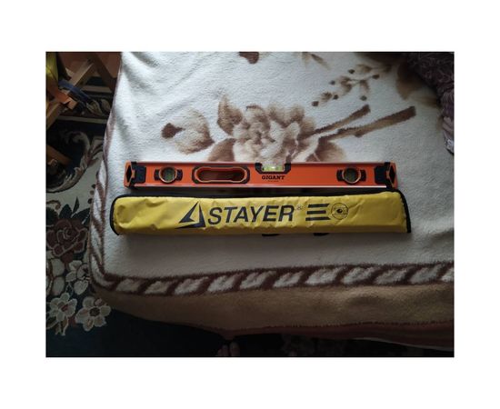 Алюминиевый магнитный строительный уровень Gigant 600мм GWM600 – изображение 2