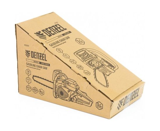 Бензиновая цепная пила Denzel DGS-5820 95235 – изображение 7