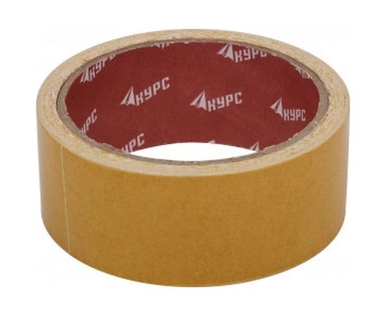 Клейкая двусторонняя лента КУРС 38мм х 10м 11803 