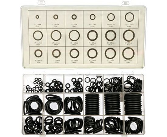 Набор резиновых уплотнительных прокладок СИБРТЕХ D 3 - 23 мм 279 предметов 47598 