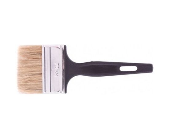Флейцевая кисть 70х6, натуральная щетина, пластиковая ручка СИБРТЕХ Стандарт 82506 