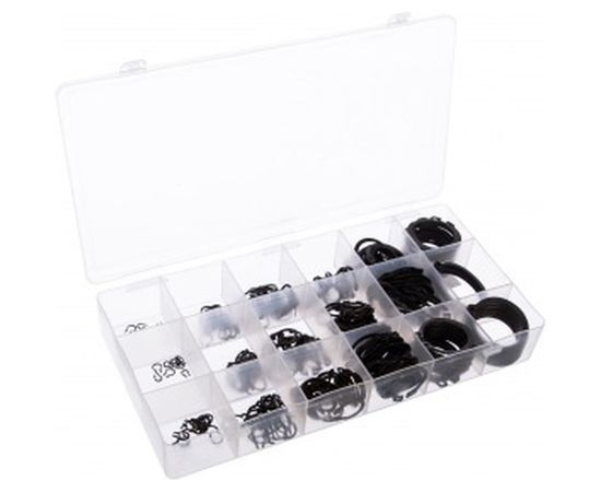 Набор стопорных колец СИБРТЕХ D 3 - 32 мм 300 предметов 47600 