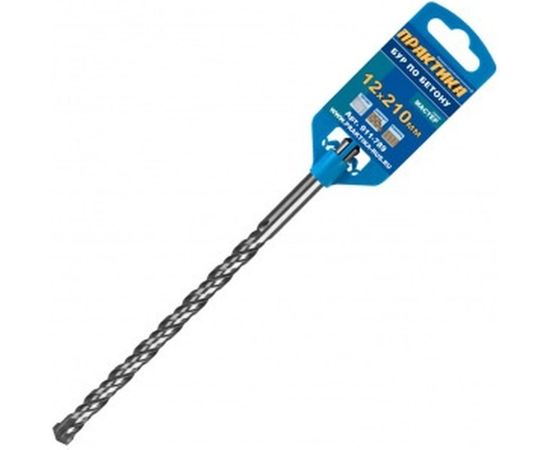 Бур по бетону серия Мастер (12х150/210 мм; SDS-plus) ПРАКТИКА 911-789 