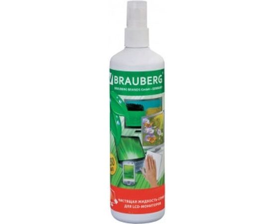 Чистящая жидкость-спрей для LCD-мониторов BRAUBERG 250 мл 510120 