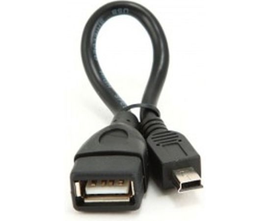 Кабель Cablexpert USB 2.0 OTG USB-AF/Mini-BM, 0.15м, пакет A-OTG-AFBM-002 