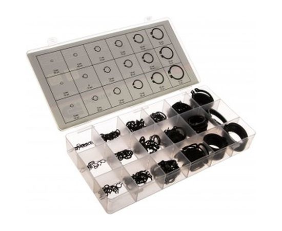 Набор стопорных колец СИБРТЕХ D 3 - 32 мм 300 предметов 47600 – изображение 2