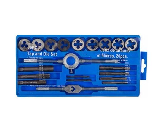 Набор метчиков и плашек FIT 70780, 20 шт – изображение 2