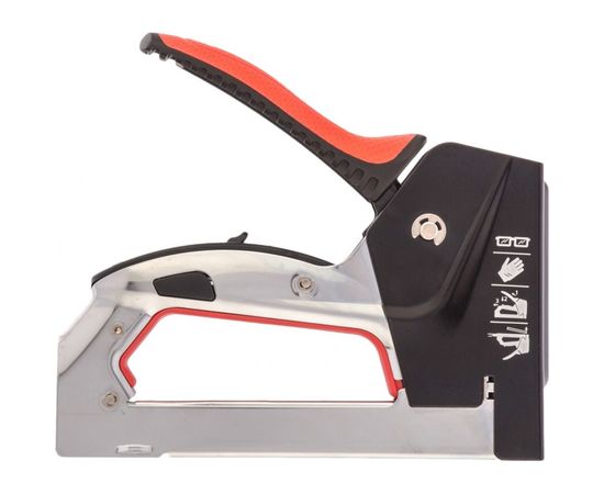 Мебельный стальной степлер MATRIX PRO быстрая загрузка тип скобы 53 4-14 мм 40917 – изображение 4