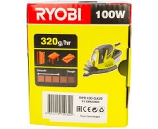 Дельташлифмашина Ryobi + 20 шлифлистов RPS100-SA20 5133002906 – изображение 5