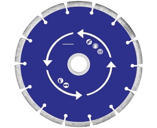 Диск алмазный отрезной сегментный (230х22.2 мм) MOS 37215М 