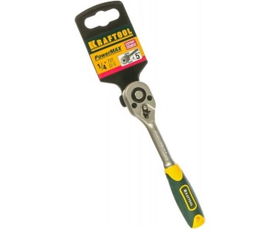 Трещотка для торцовых головок 72 зубца, 1/4" Kraftool EXPERT 27791-1/4_z*02 