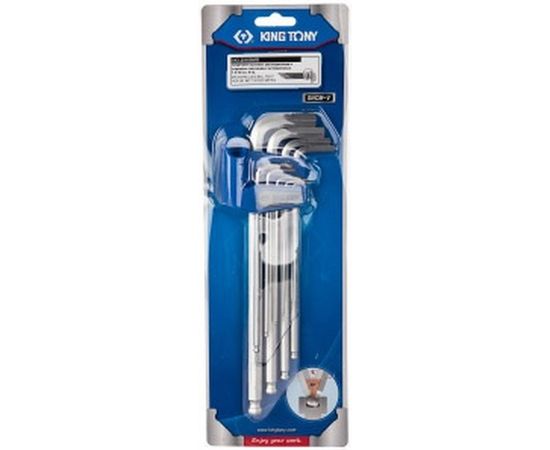 Набор Г-образных шестигранников KING TONY 1,5-10 мм 9 предметов 20109MR 