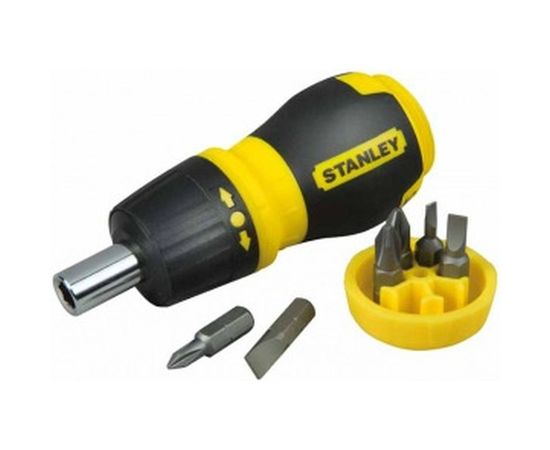 Реверсивная отвертка Stubby Multibit Stanley 0-66-358 