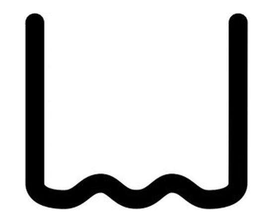 Скоба волнистая (100 шт; 0.8 мм) для ремонта пластика RedHotDot ST08001 