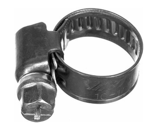 Ленточный червячный хомут 010-016мм нержавеющая сталь JTC-ZN16 