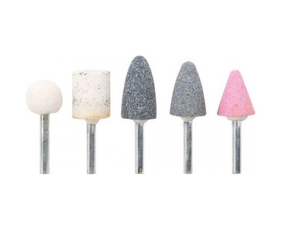 Шарошки абразивные (5 шт; хвостовик 6 мм) MOS 36461М 