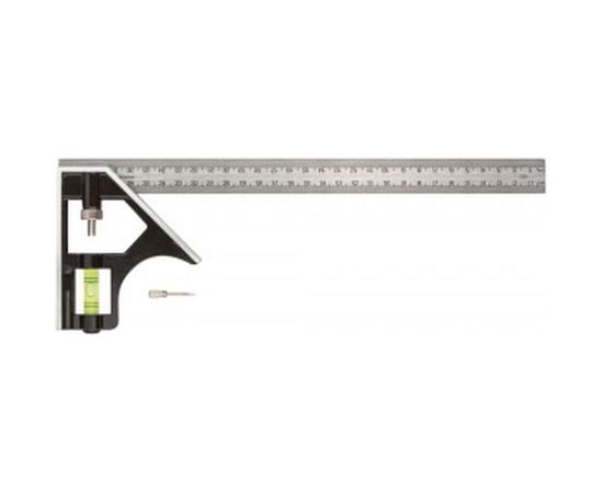 Угольник с уровнем Профи 300 мм FIT 19703 