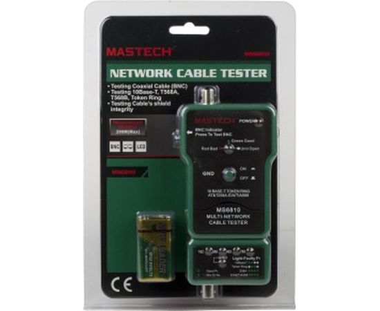 Тестер с генератором сигнала MASTECH MS6810 13-1222 – изображение 2