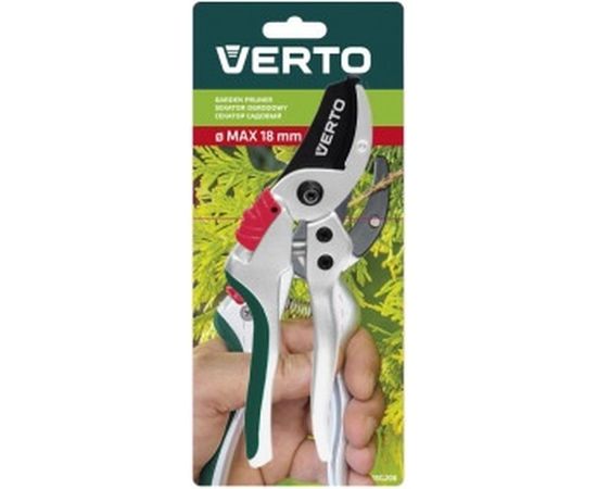 Секатор (садовый, контактный, алюминиевый) VERTO 15G207 – изображение 3