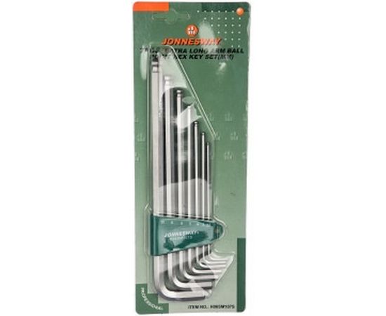 Комплект угловых шестиграников EXTRA LONG Jonnesway H06SM107S – изображение 3