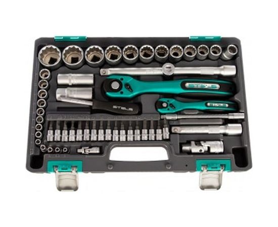 Набор инструментов 82 предмета, 12 гранные головки STELS 14117 – изображение 3