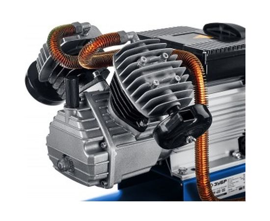 Воздушный компрессор Зубр 400 л/мин, 100 л, 2200 Вт, КПМ-400-100 – изображение 3