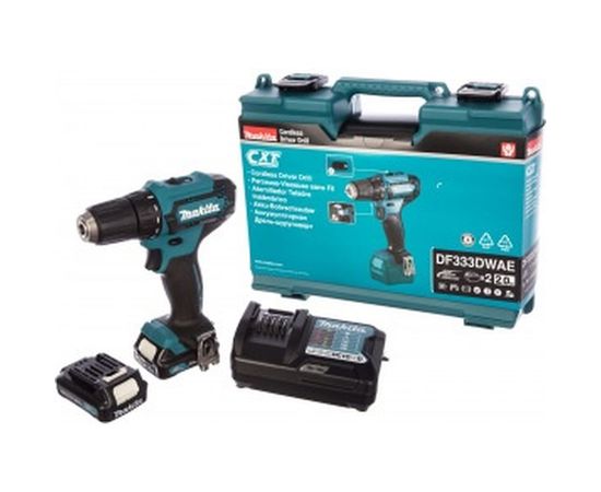 Аккумуляторная дрель-шуруповерт Makita DF333DWAE – изображение 7