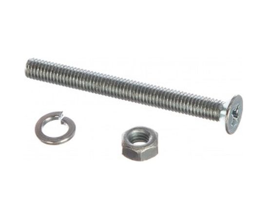 Винт ЗУБР DIN965 в комплекте с гайкой DIN934 10 шт 303456-05-050 