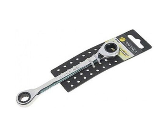 Накидной трещоточный ключ 8х10мм на держателе ЭВРИКА ER-70810H 