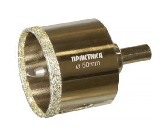 Коронка алмазная по керамограниту/керамике Профи (50х70 мм) ПРАКТИКА 917-675 