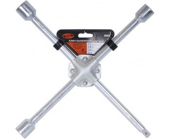 Баллонный-крест ключ 17х19х21х1/2 усиленный 400мм АвтоDело 34411 13375 